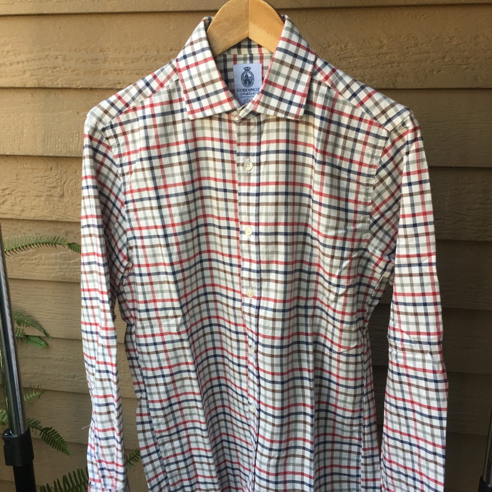 JC Cording & Co for J Crew Flannel Shirt